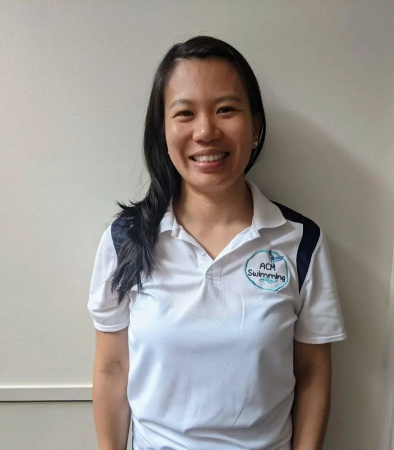 Angela, ACM Swimming Managing Director and swimming coach